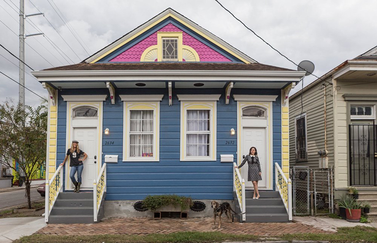 Casa vagon  din New Orleans amenajata in stil retro