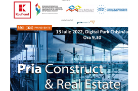 Pria Construct&Real Estate Conference, 13 iulie 2022, la Digital Park Chișinău