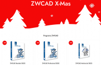 A inceput ZWCAD X-Mas cu reduceri de -30% la licentele ZWCAD