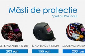 Vara asta ne protejăm de stropii de sudură cu măștile de protecție MOST - promoție până