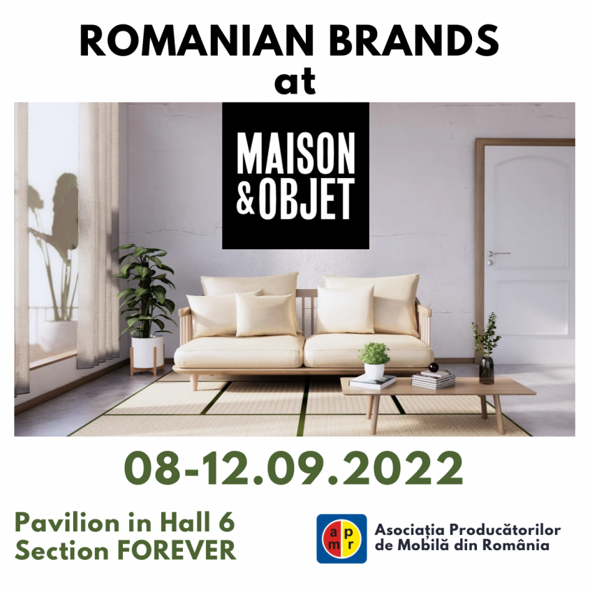 România la Maison & Objet Paris, expoziția internațională din domeniul mobilei și al decorațiunilor interioare