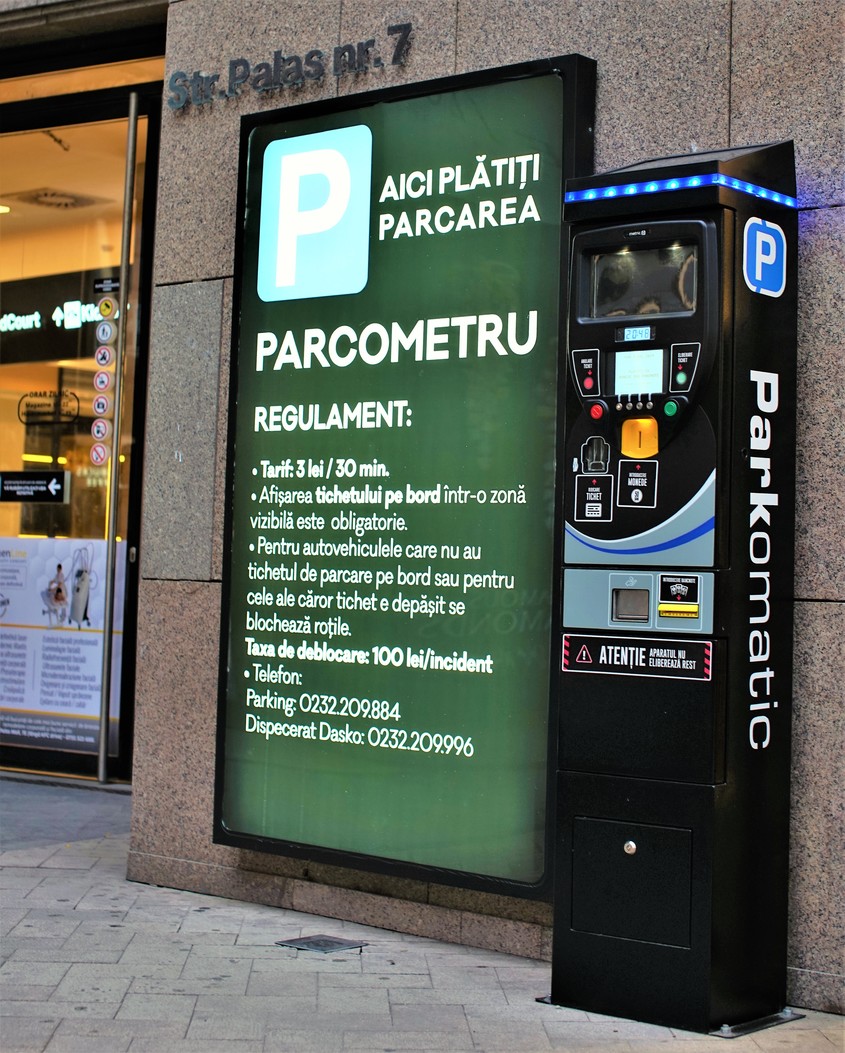 Cum a rezolvat Palas Iași problema parcării fără a altera arhitectura orașului? Parcometrele KADRA