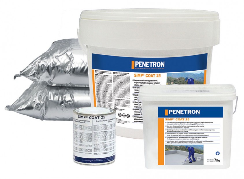 Protecție împotriva umidității din băi, bucătării și balcoane cu Penetron Simp Coat 25 