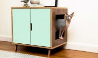 Dulăpioare moderne create pentru a ascunde cutia cu nisip a pisicii tale Aceste dulapioare moderne inspirate