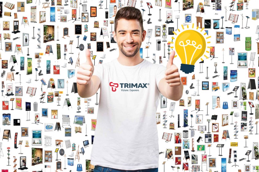 Trimax: Transformă viziunea ta în realitate, ideile în publicitate 