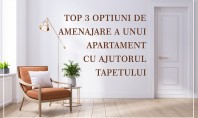 TOP 3 opțiuni de amenajare a unui apartament cu ajutorul tapetului Atunci când alegeți tapetul pentru