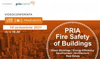 Pria Fire Safety of Buildings singurul eveniment ce aprofundează tematica siguranței clădirilor la incendiu în România