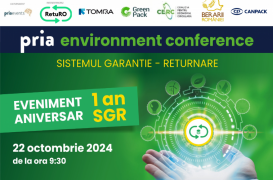 PRIAevents vă așteaptă la evenimentul aniversar PRIA ENVIRONMENT – ANIVERSARE 1 AN de SGR în 22