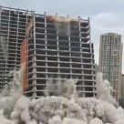 14 zgârie-nori demolaţi în 45 de secunde (Video)