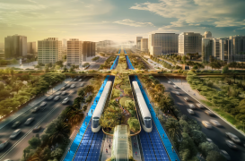 ”Cea mai verde autostradă” va avea tramvaie alimentate cu energie solară și 1 milion de arbori