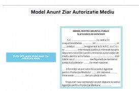 Importanța anunțurilor în ziare pentru obținerea autorizației de mediu