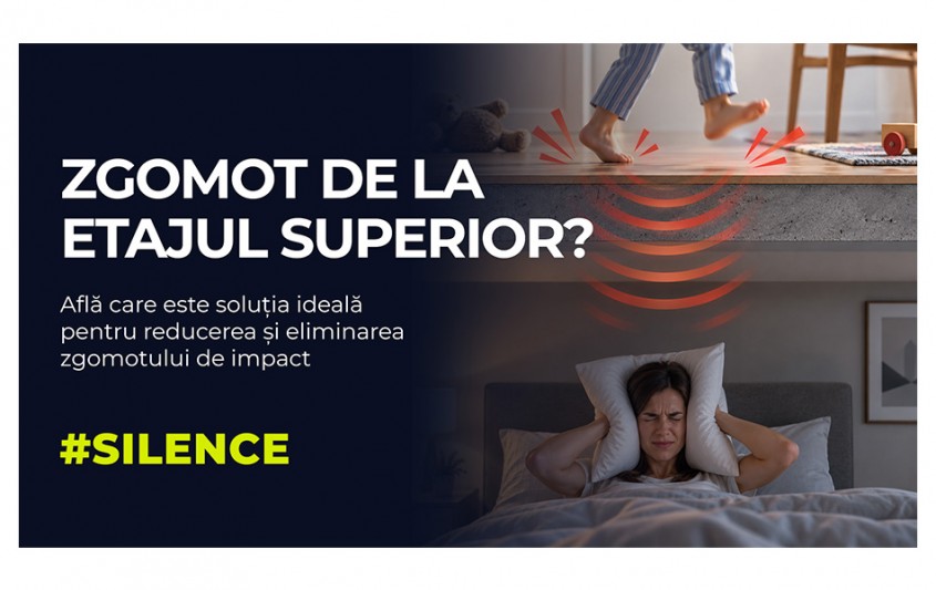 De ce se aud at&acirc;t de puternic pașii de la etaj?