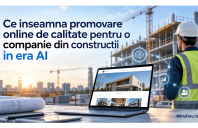 Ce &icirc;nseamnă promovare online de calitate pentru o companie din construcții &icirc;n era AI