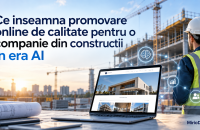 Ce inseamna promovare online de calitate pentru o companie din constructii in era AI