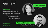 „Decizii corecte în prețurile de transfer învățăm din cazuri reale" – webinar gratuit pentru profesioniștii financiari