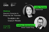 „Decizii corecte în prețurile de transfer învățăm din cazuri reale" - webinar gratuit pentru profesioniștii financiari