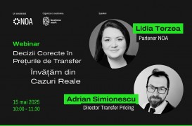 „Decizii corecte în prețurile de transfer învățăm din cazuri reale" – webinar gratuit pentru profesioniștii financiari