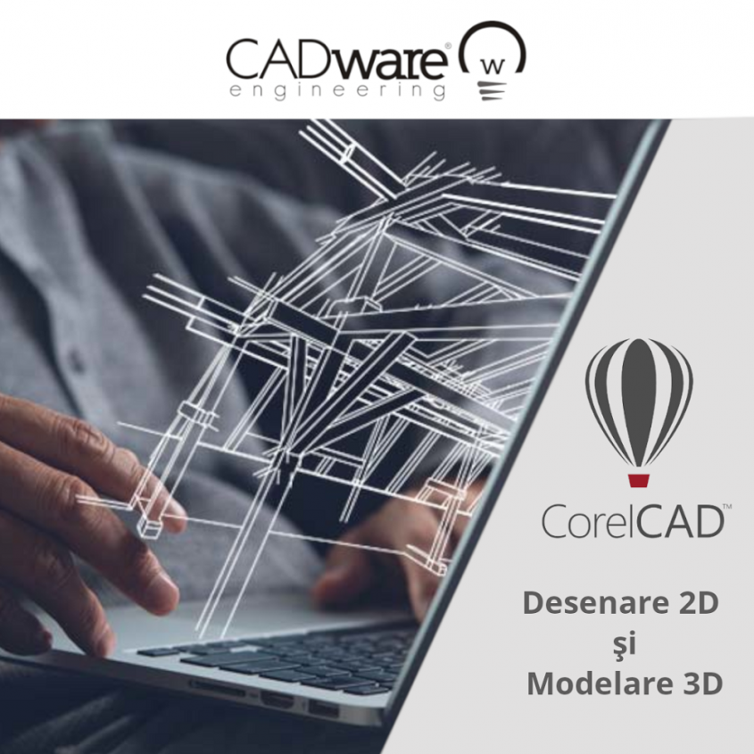 CorelCAD 2021 Single User, un program CAD profesional de desenare 2D și modelare 3D