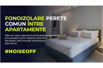 Cum reduci zgomotul dintre două apartamente prin peretele comun?