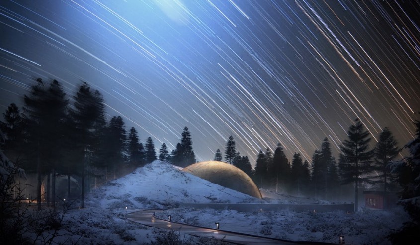 Refugiu printre stele: Acest planetariu va fi construit într-o pădure norvegiana