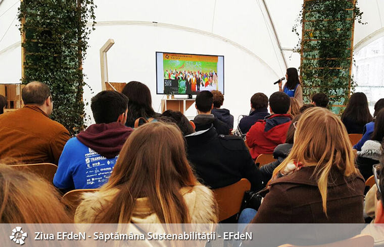 100 de specialisti si studenti romani  au participat la Saptamana Sustenabilitatii EFdeN