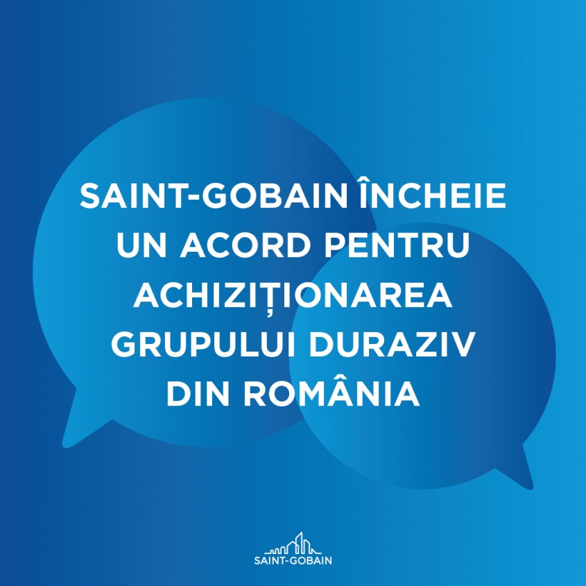 Saint-Gobain cumpără grupul Duraziv din România