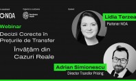 Concluziile webinarului „Decizii corecte în prețurile de transfer învățăm din cazuri reale" Organizat de NOA cu