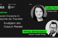 Concluziile webinarului „Decizii corecte în prețurile de transfer: învățăm din cazuri reale".