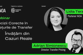 Concluziile webinarului „Decizii corecte în prețurile de transfer: învățăm din cazuri reale".