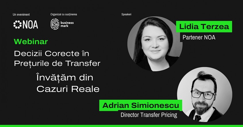 Concluziile webinarului „Decizii corecte în prețurile de transfer: învățăm din cazuri reale".