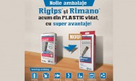 Descopera avantajele noilor ambalaje din plastic vidat ale produselor pe baza de ipsos Rigips® si Rimano®