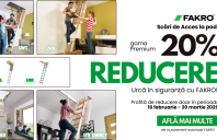 Calitate la &icirc;nălțime preț &icirc;n cobor&acirc;re! 20% reducere la scările de acces la pod din gama