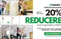 Calitate la &icirc;nălțime preț &icirc;n cobor&acirc;re! 20% reducere la scările de acces la pod din gama