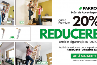 Calitate la &icirc;nălțime preț &icirc;n cobor&acirc;re! 20% reducere la scările de acces la pod din gama