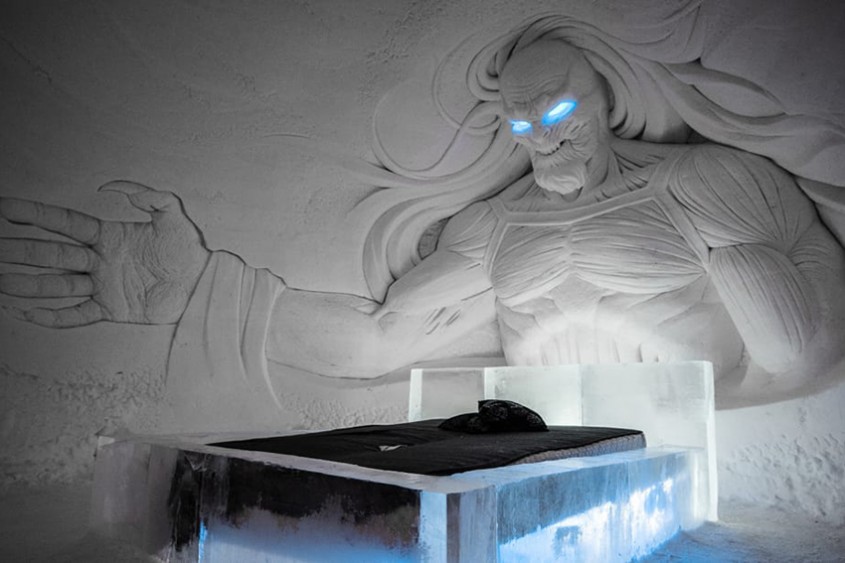 Bucurie pentru fani: imagini cu noul hotel de gheață “Game of Thrones”