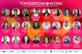 Tomorrow@work 2026: Pe 9 martie, lideri din domeniu analizează noile forțe care modelează viitorul muncii 