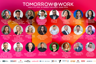 Tomorrow@work 2026: Pe 9 martie, lideri din domeniu analizează noile forțe care modelează viitorul muncii 