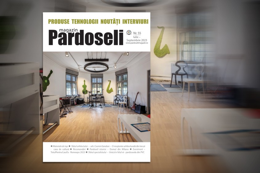A apărut ediția cu nr. 55 a revistei Pardoseli Magazin!