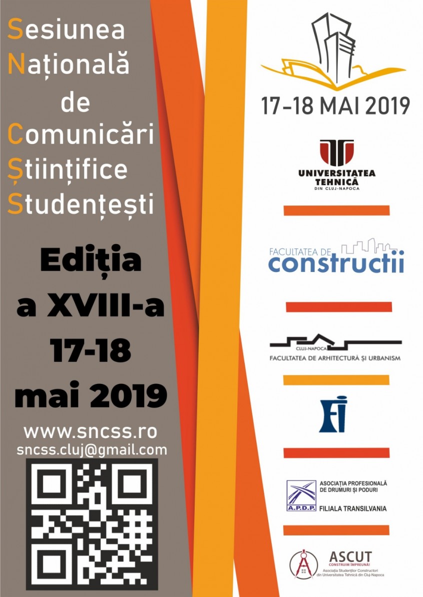 Sesiunea Națională de Comunicări Științifice Studențești - Facultatea de Construcții