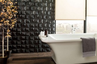 Placaje ceramice tridimensionale pentru băi spectaculoase