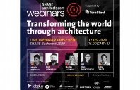 Invitaţie webinar “Transforming the world through architecture”