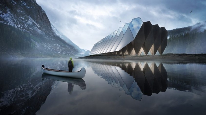 Un hotel futurist din capsule de beton care poate fi construit oriunde în lume