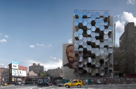 Case hexagonale construite pentru a se adăposti oamenii străzii, în New York