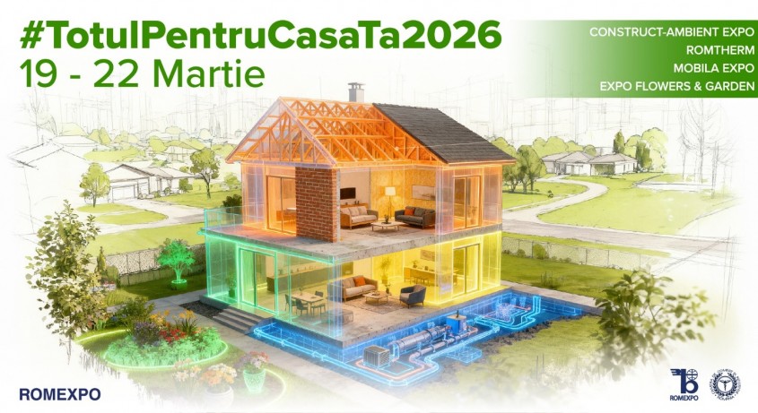 Înscrie-te la #TotulPentruCasaTa2026 – conceptul integrat dedicat construcțiilor, amenajărilor și confortului acasă