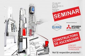 "CONSTRUCTORII DE ASCENSOARE - concept, personalizare, tehnologie”" - un nou seminar marca Elmas