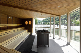 O sauna plutitoare, relaxare la un alt nivel