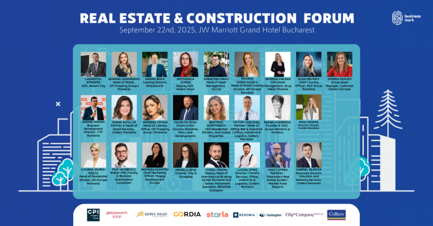 Experți din industria imobiliară explorează transformările pieței românești la cea de-a XXI-a ediție a „Real Estate