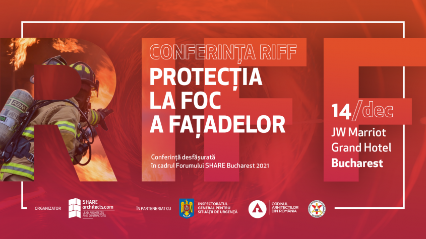 Conferința RIFF – Protecția la foc a fațadelor. Studii de caz și debatere pe normativul românesc