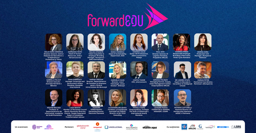 Prima ediție a ForwardEdu Peste 20 de lideri din mediul de business și educațional discută despre