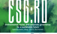 Prima ediție a conferinței ESG ro Cum ne ajută indicatorii ESG să asigurăm stabilitatea organizației Pe